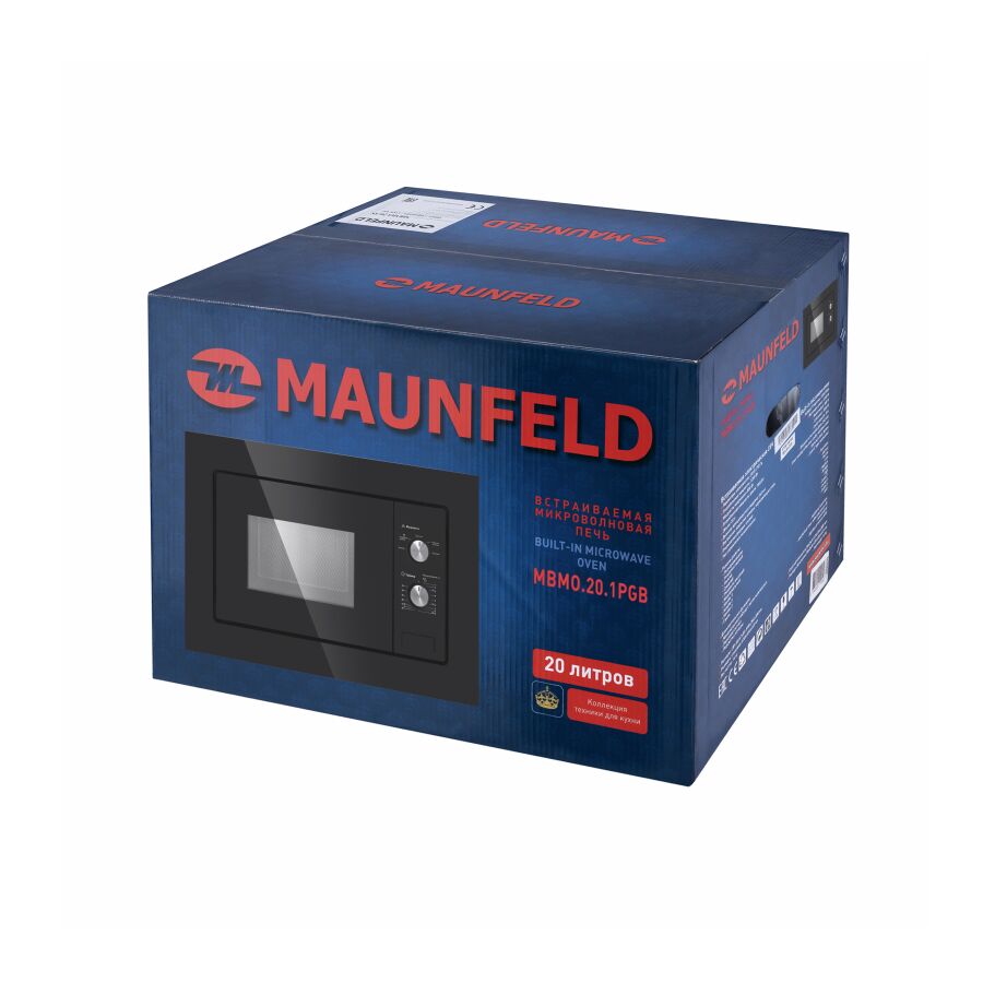 Встраиваемая микроволновая печь MAUNFELD MBMO.20.1PGB черный