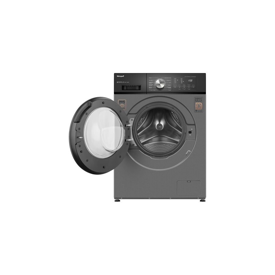 Стиральная машина Weissgauff WM 45127 Direct Drive Inverter Steam Deep Grey