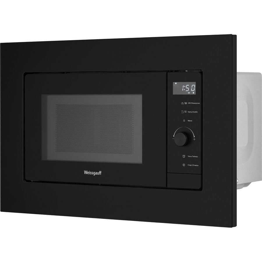Встраиваемая микроволновая печь Weissgauff HMT-620 BG Grill Matt Edition