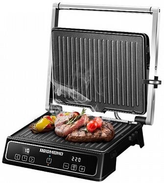 Электрогриль Redmond SteakMaster RGM-M809 черный/серебристый
