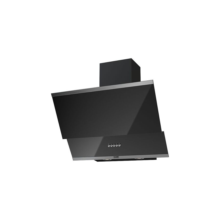 KRONA IRIDA 600 black push button Вытяжка кухонная