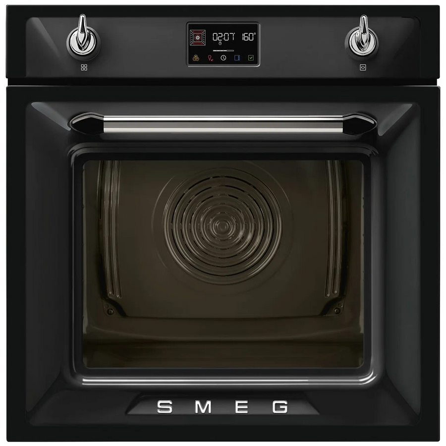 Духовой шкаф SMEG SOP6902S2PN Victoria многофункциональный с пароувлажнением и пиролизом, 60см, 12 функций чёрный