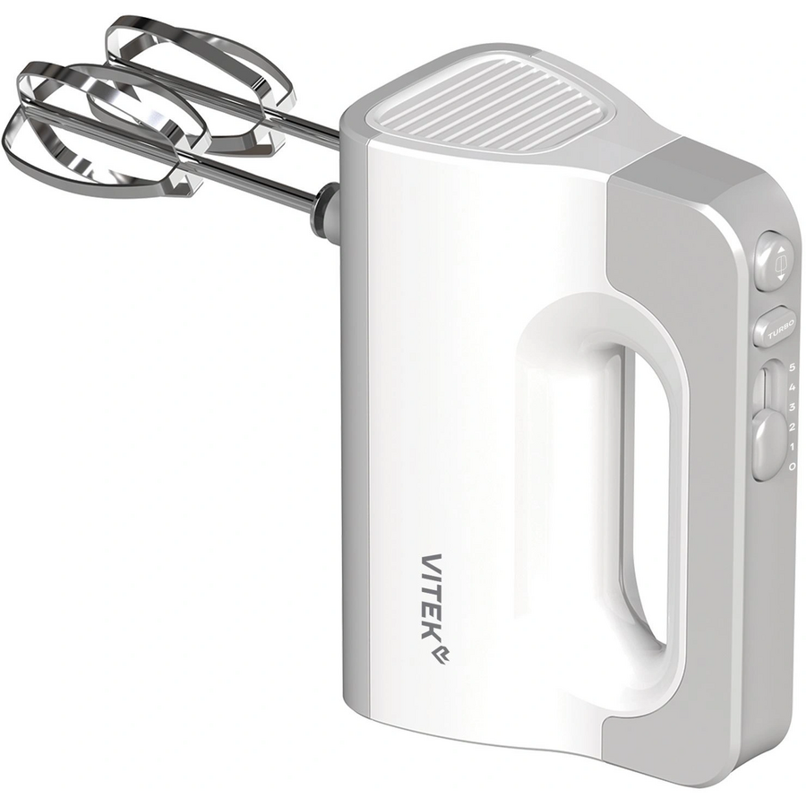 Миксер ручной Vitek VT-HM5001 белый/серебристый