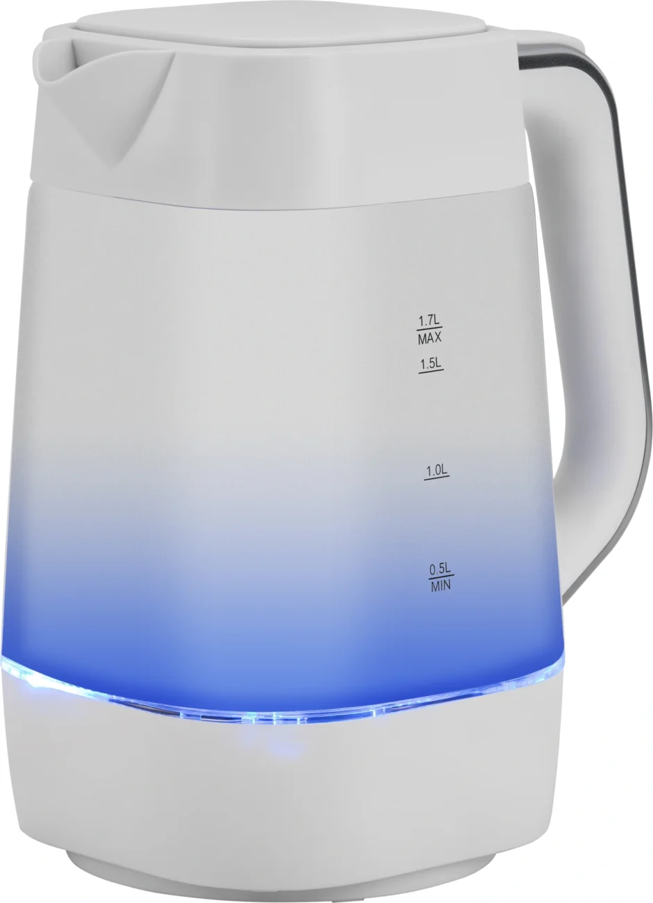 Чайник Vitek VT-WK1058 1.7л. 2200Вт белый корп.:стекло/пластик