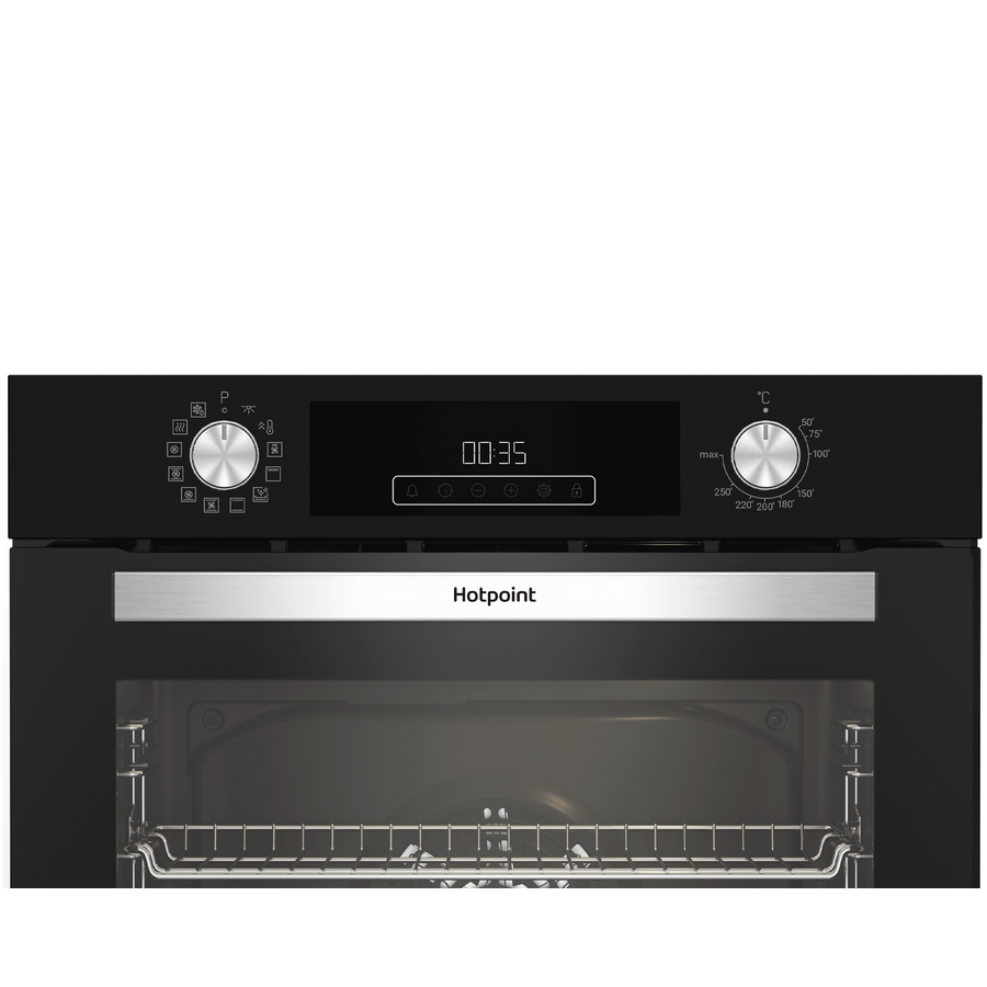 Встраиваемый духовой шкаф HOTPOINT HFE9 1231 JSH BL черный
