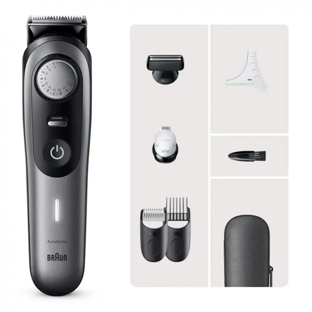 Триммер Braun BT9520 серебристый