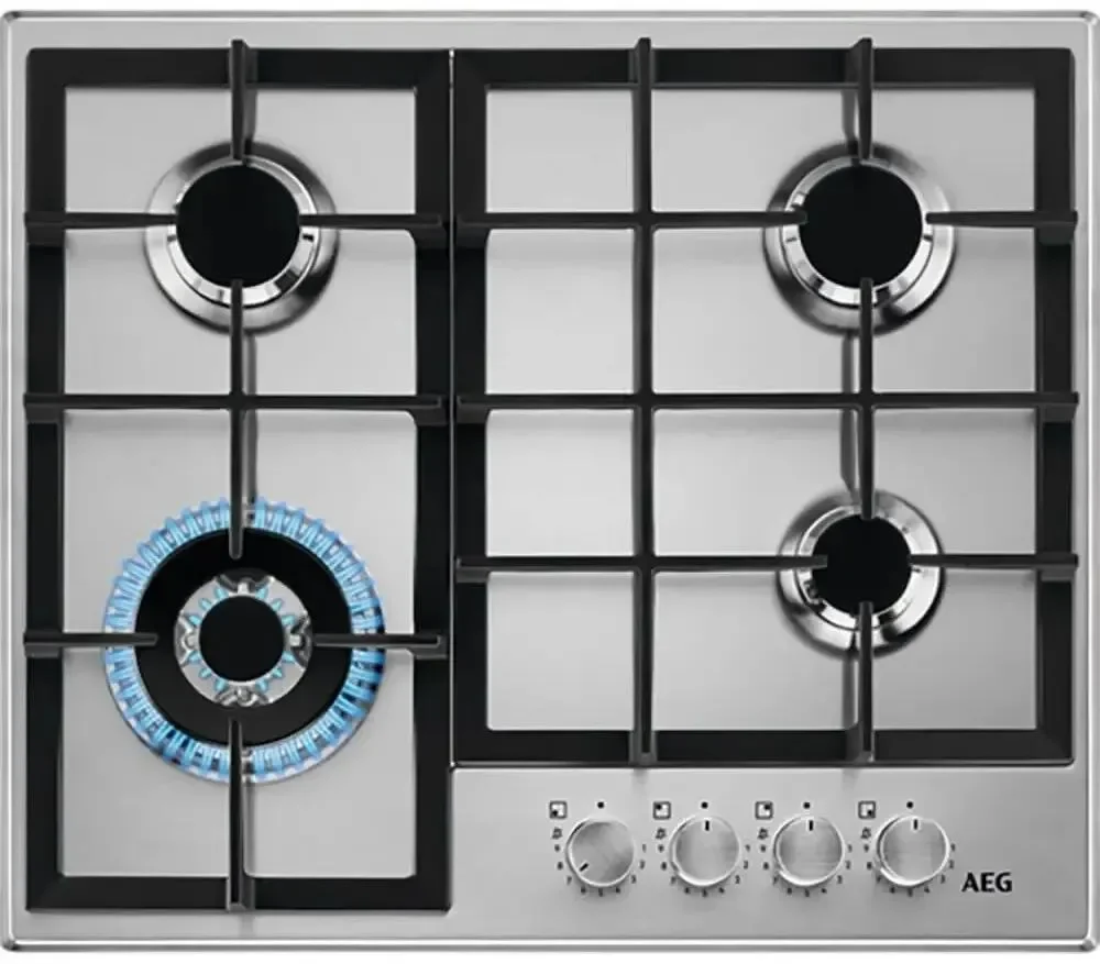 Газовая варочная поверхность AEG HGB64420SM нерж