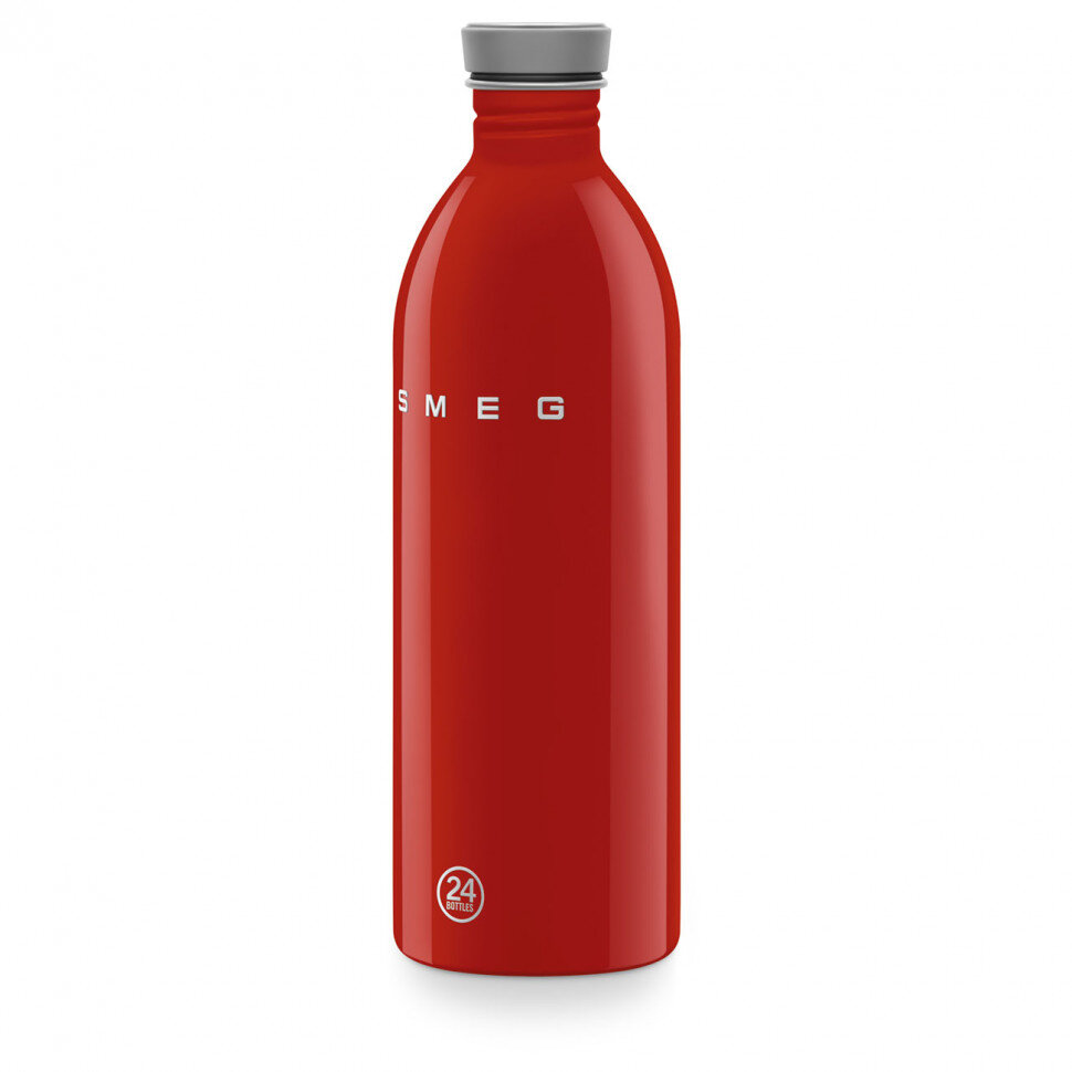 Термобутылка SMEG WBF02RD стиль 50-х гг, объем 1000мл, поддержание тепла до 12 часов, красный