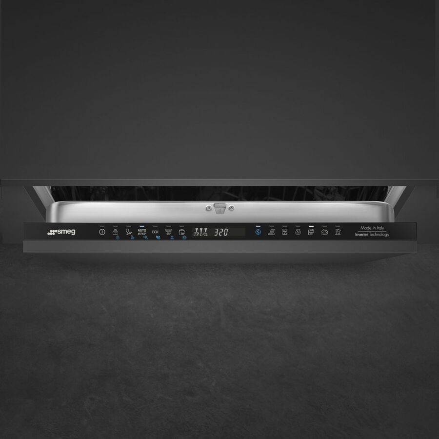 Встраиваемая посудомоечная машина Smeg STL7324AQL 60см, 14 комплектов, программ, сенсорное управление, ActiveLight, Dry Assist