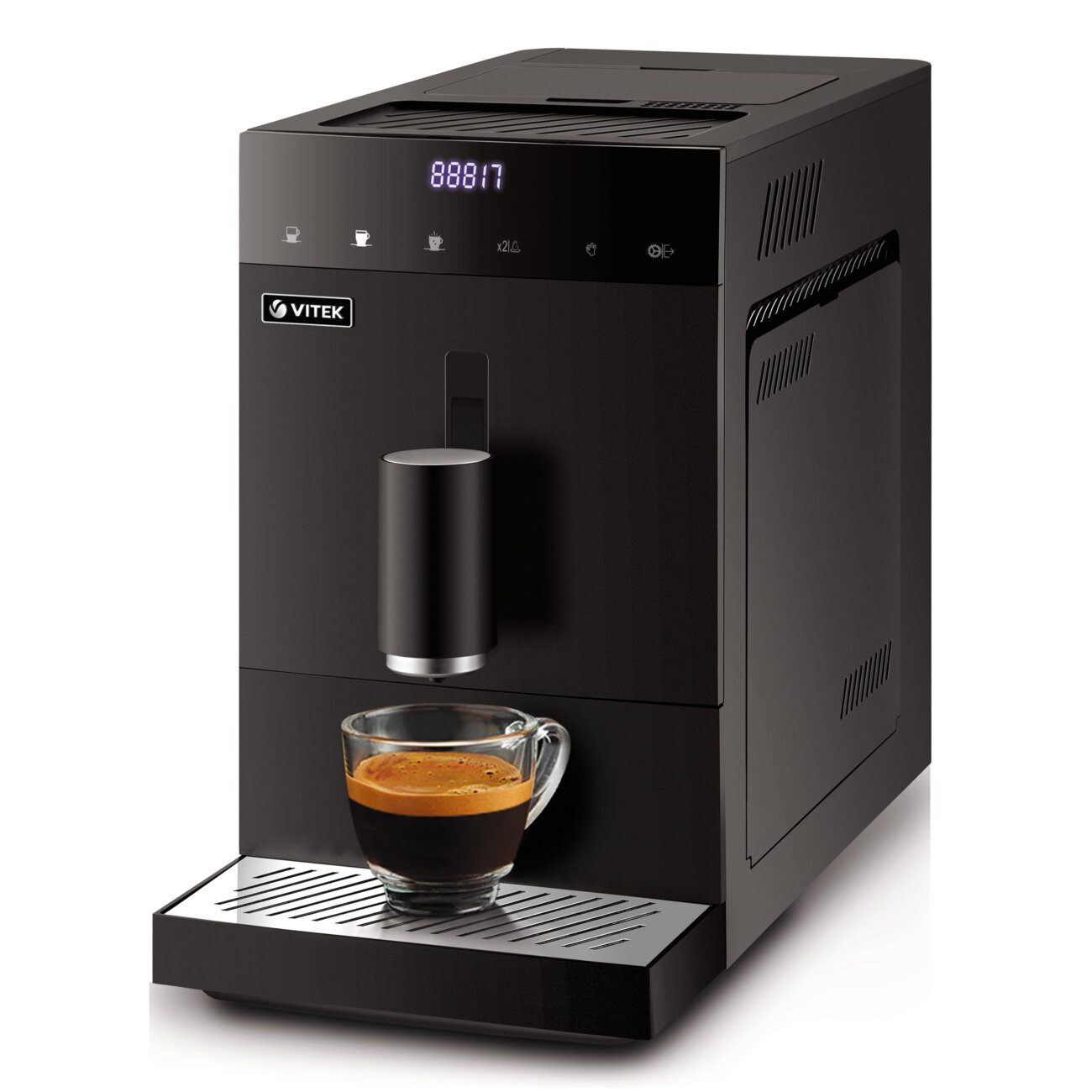 Кофемашина Vitek Metropolis VT-8700 черный