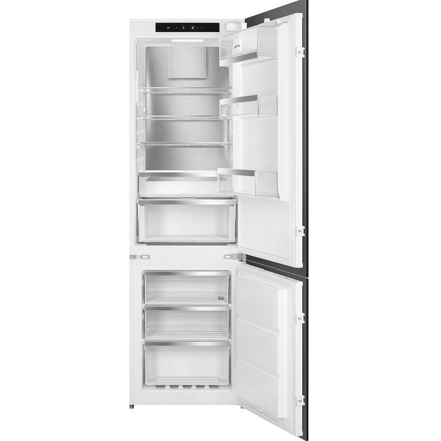 Встраиваемый холодильник Smeg C9174TN5D1 1772х546х549мм, объем 248л (186+62) полный No Frost, жесткое крепление