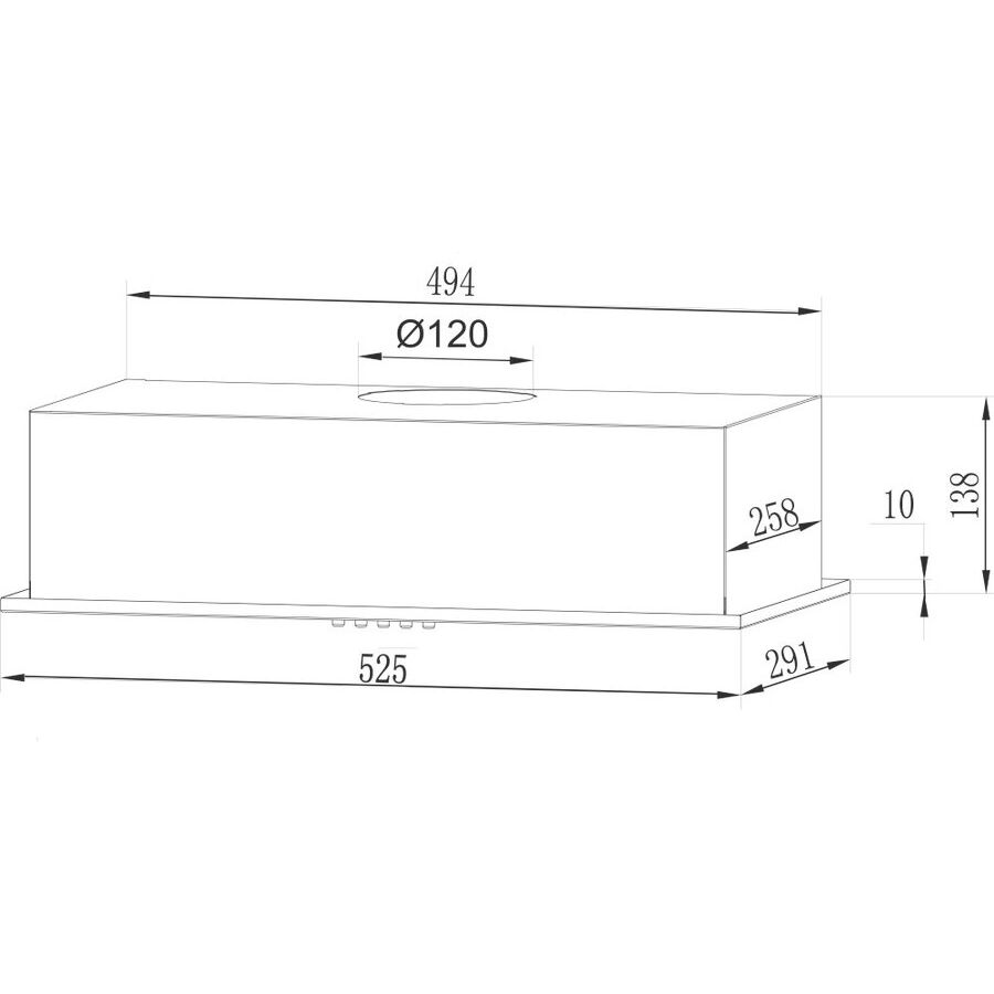 Вытяжка Lex GS Bloc Light 600 White