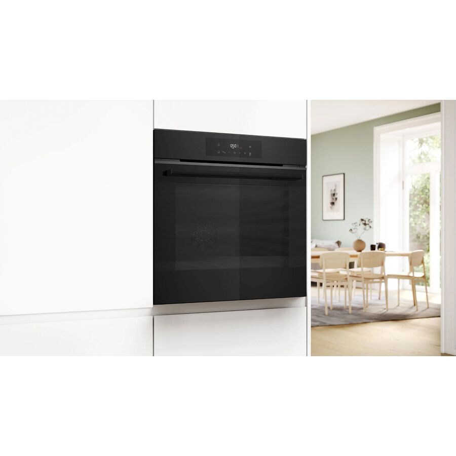 Духовой шкаф BOSCH HJG852YT0T черный матовый
