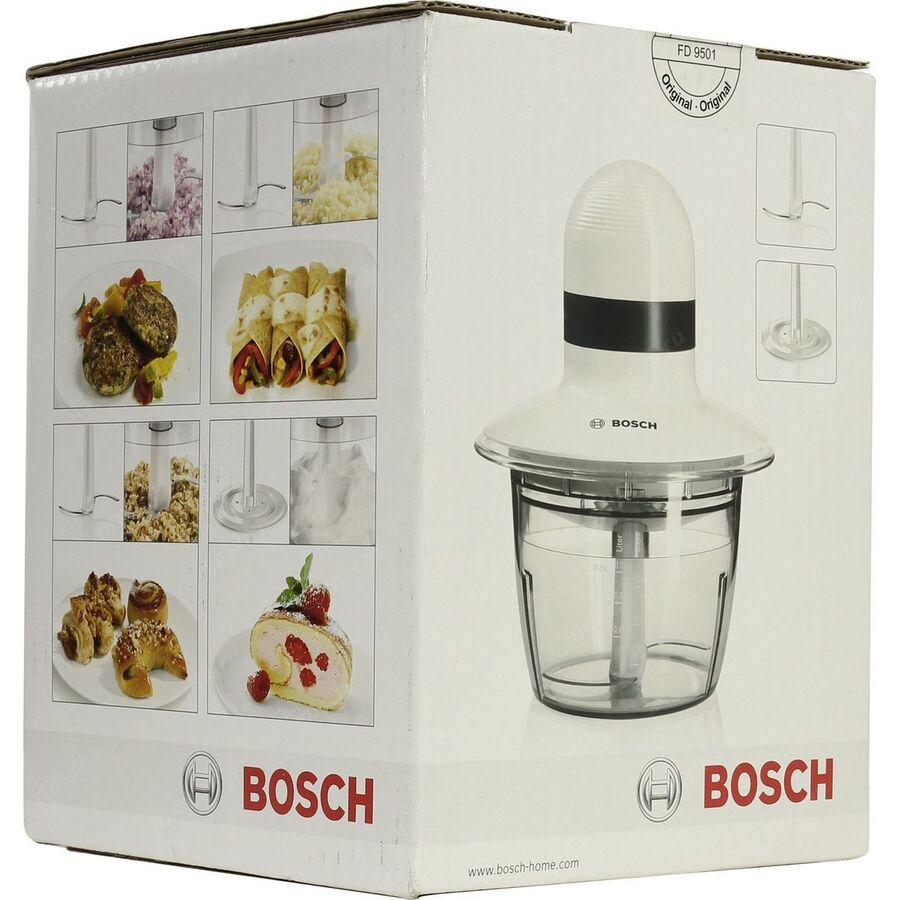 Измельчитель Bosch MMR08A1 белый/черный