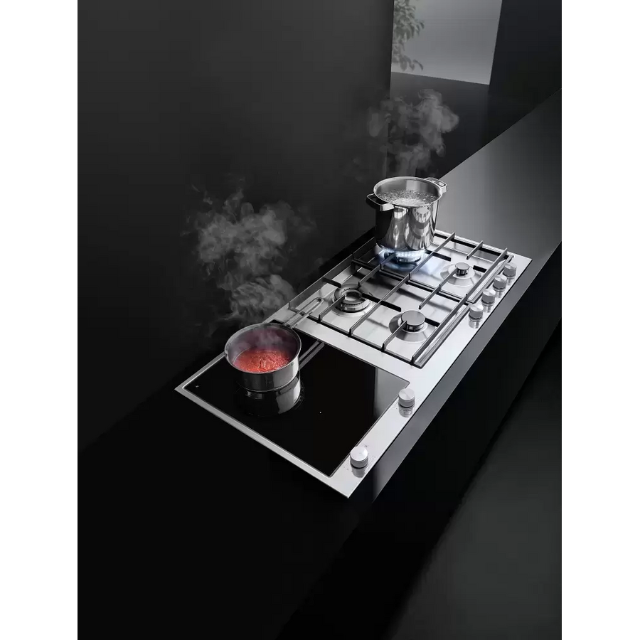 Варочная панель Barazza 1PBF3ID black glass ceramic/satin stainless steel