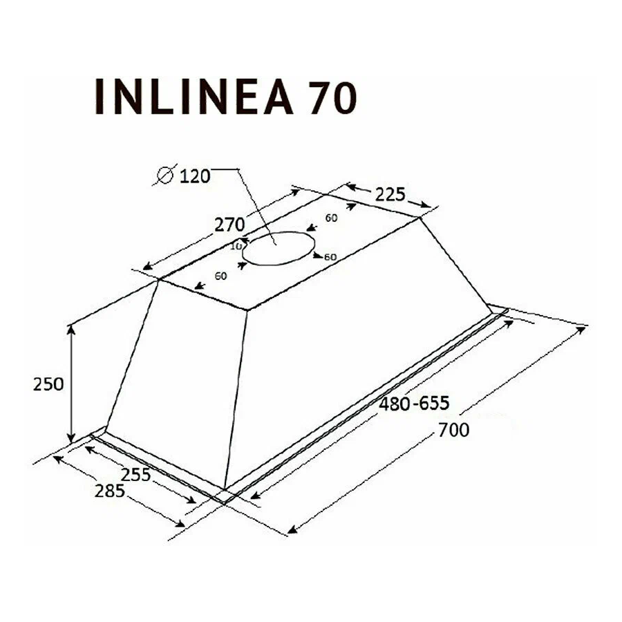 Вытяжка Kuppersberg Inlinea 70 BX