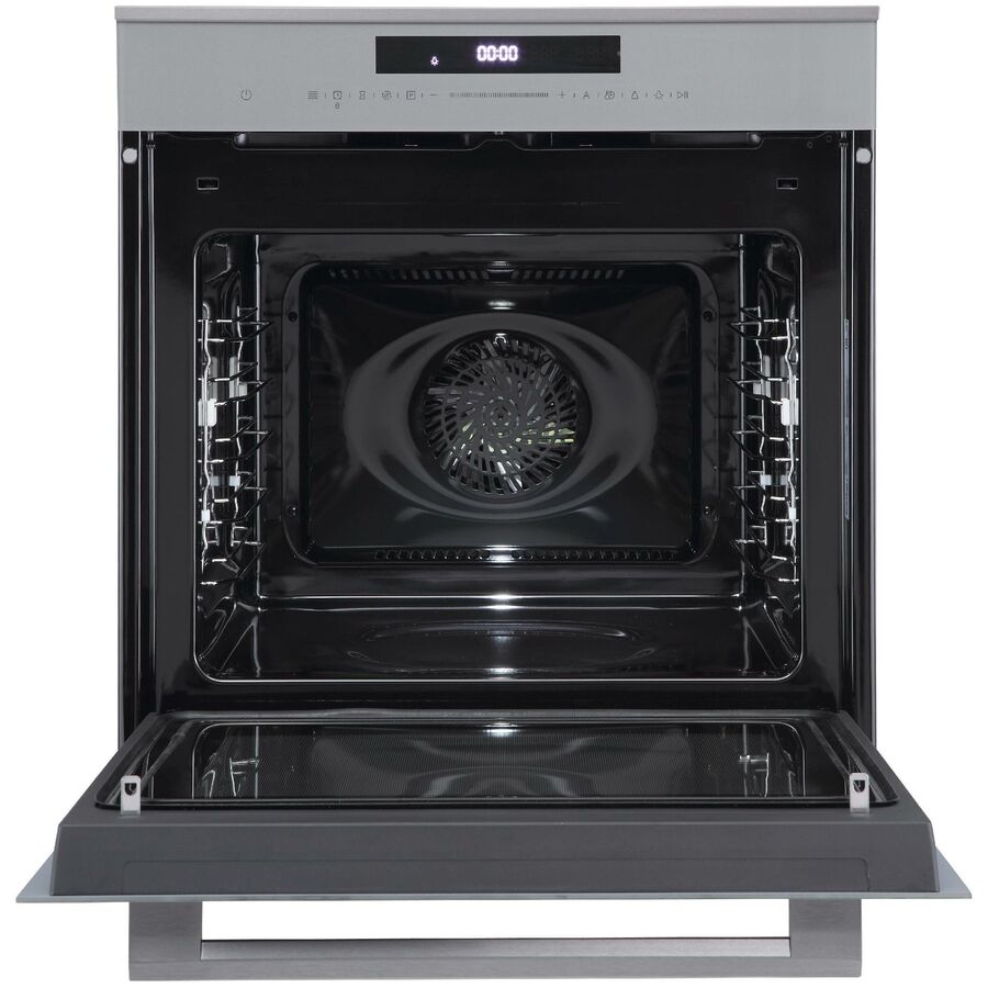 Духовой шкаф Korting OKB 1340 GBXGr MW серое стекло+черная нерж