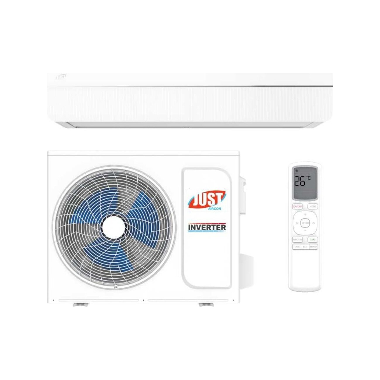 Кондиционер Just AIRCON JAC-07HPSIA/CGS/JACO-07HPSIA/CGS Silvery inverter