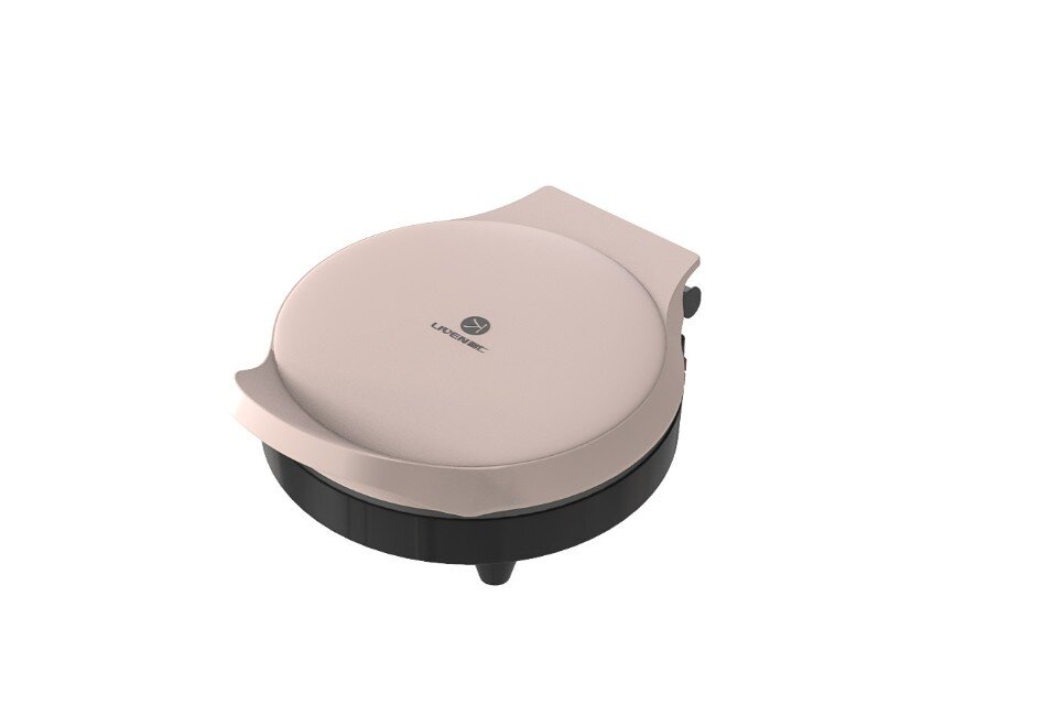 Пиццамейкер Liven LR-J2301A 1000W 22.8CM, пластик, бежевый