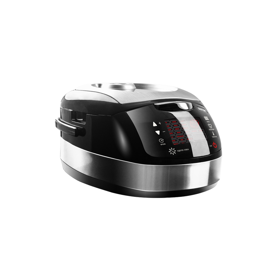Мультиварка Centek CT-1472 Ceramic чёрный/сталь