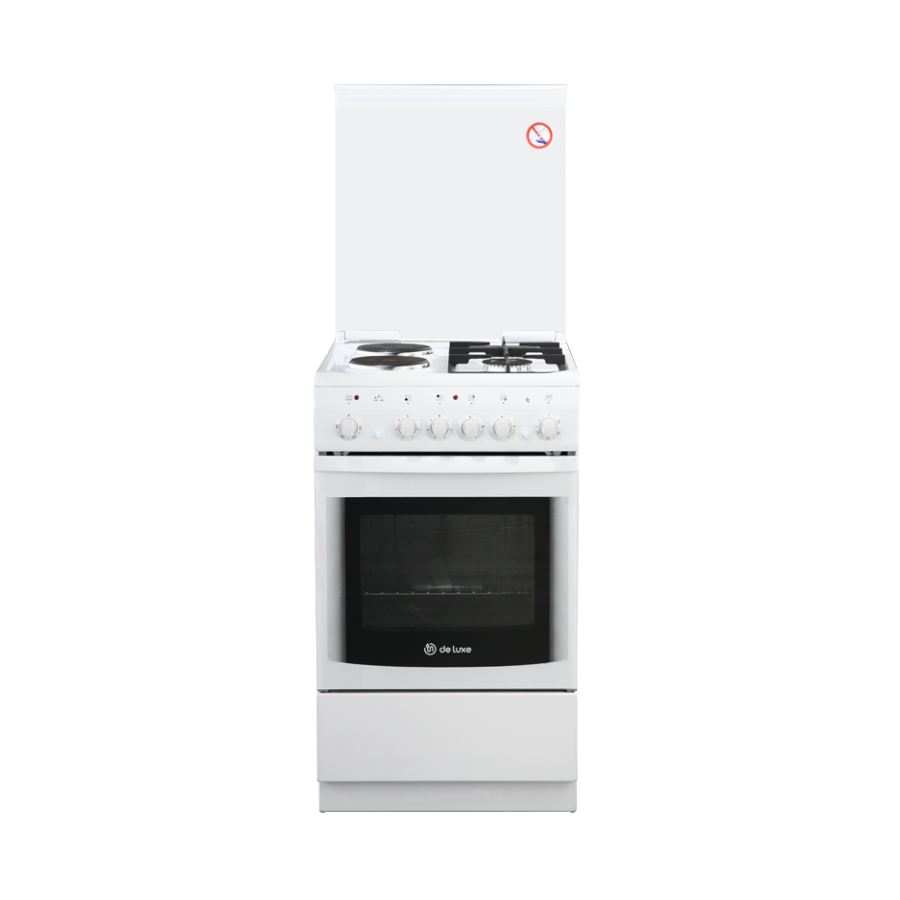 Плита De Luxe 506022.05гэ(кр) ЧР-030 белый