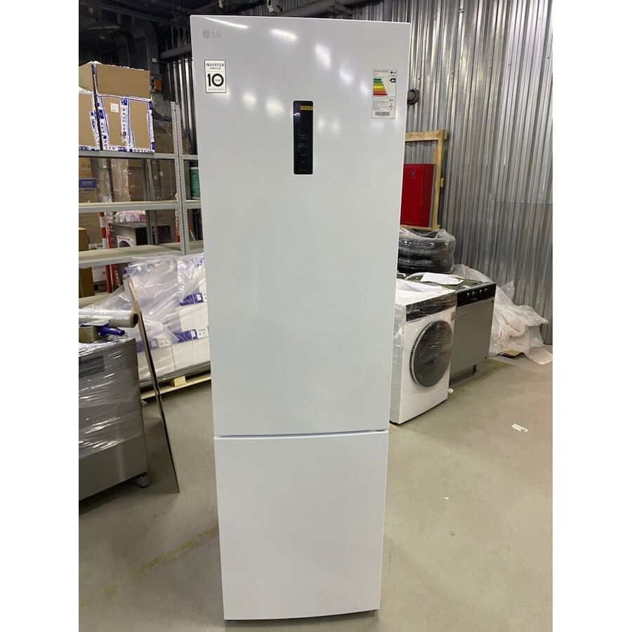 УЦ Холодильник LG GA-B509CQSL белый (плохая упаковка, потертости на корпусе, ремонт мотора)