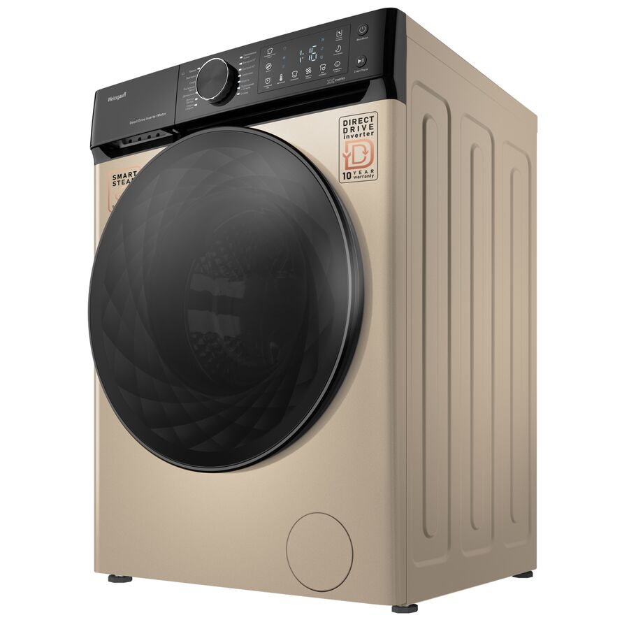 Стиральная машина Weissgauff WM 59411 Direct Drive Inverter Steam Champagne