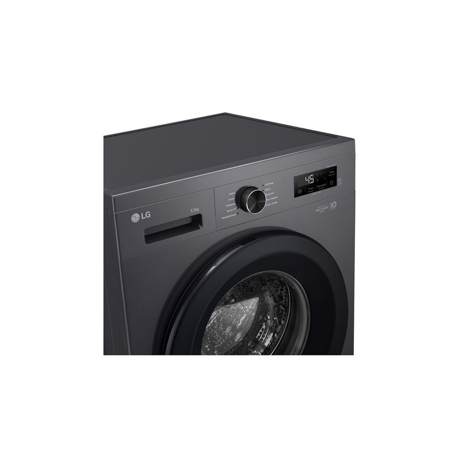 Стиральная машина LG F2Y1WS6J класс: A загр.фронтальная макс.:6.5кг темно-серый инвертер