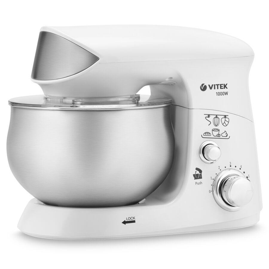Миксер планетарный Vitek VT-1444 1000Вт белый