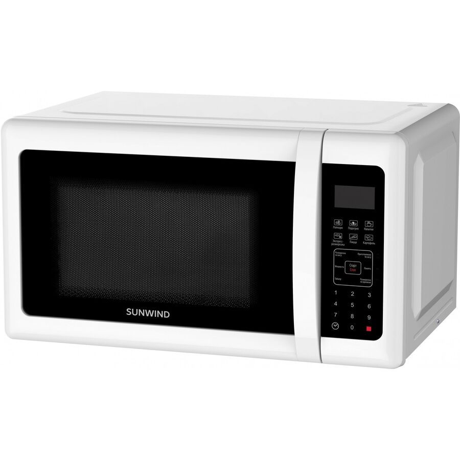 Микроволновая печь SUNWIND SUN-MW005 белый/черный 700Вт, 20л