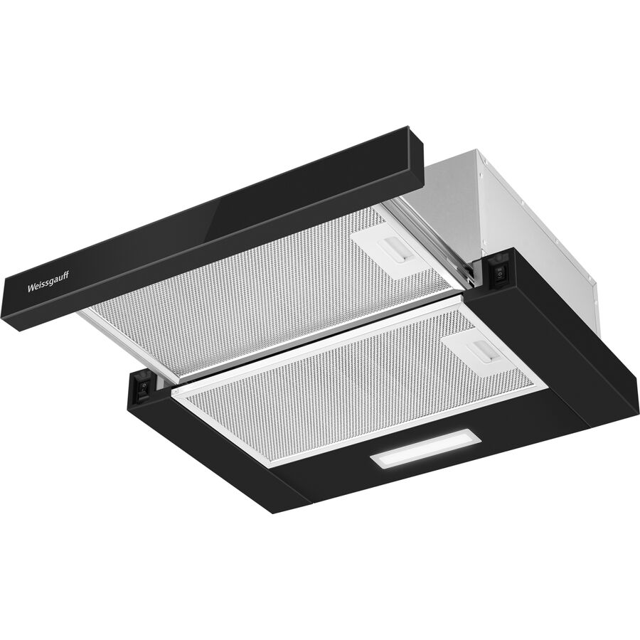 Вытяжка Weissgauff TEL 450 Black Glass