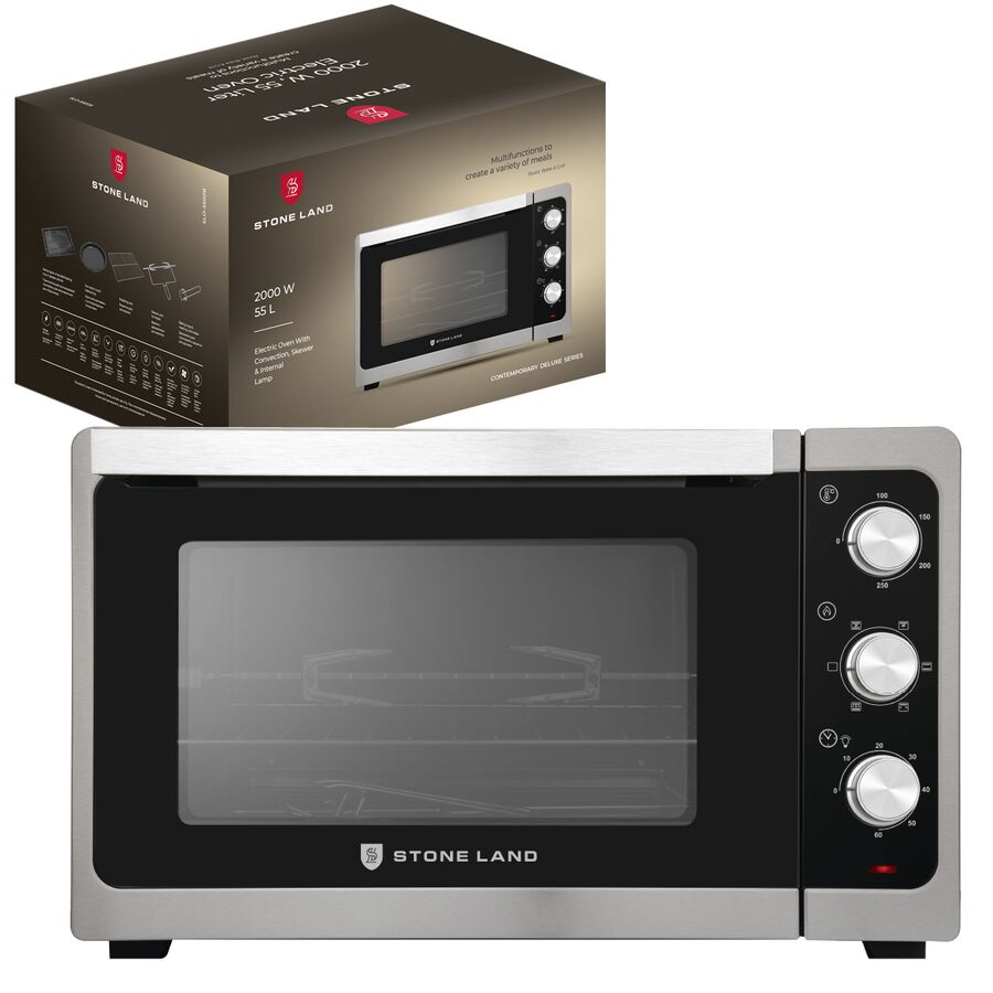 Печь электрическая Stone Land SLO-5502B (55 л, 2000 Вт, )