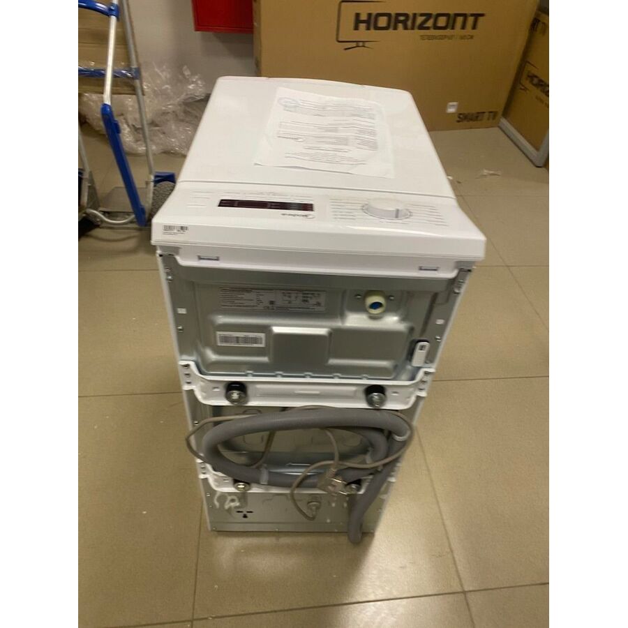 УЦ Стиральная машина MIDEA MFE12W75B/W-RU (плохая упаковка, бу, нет документации, замена шкифа)