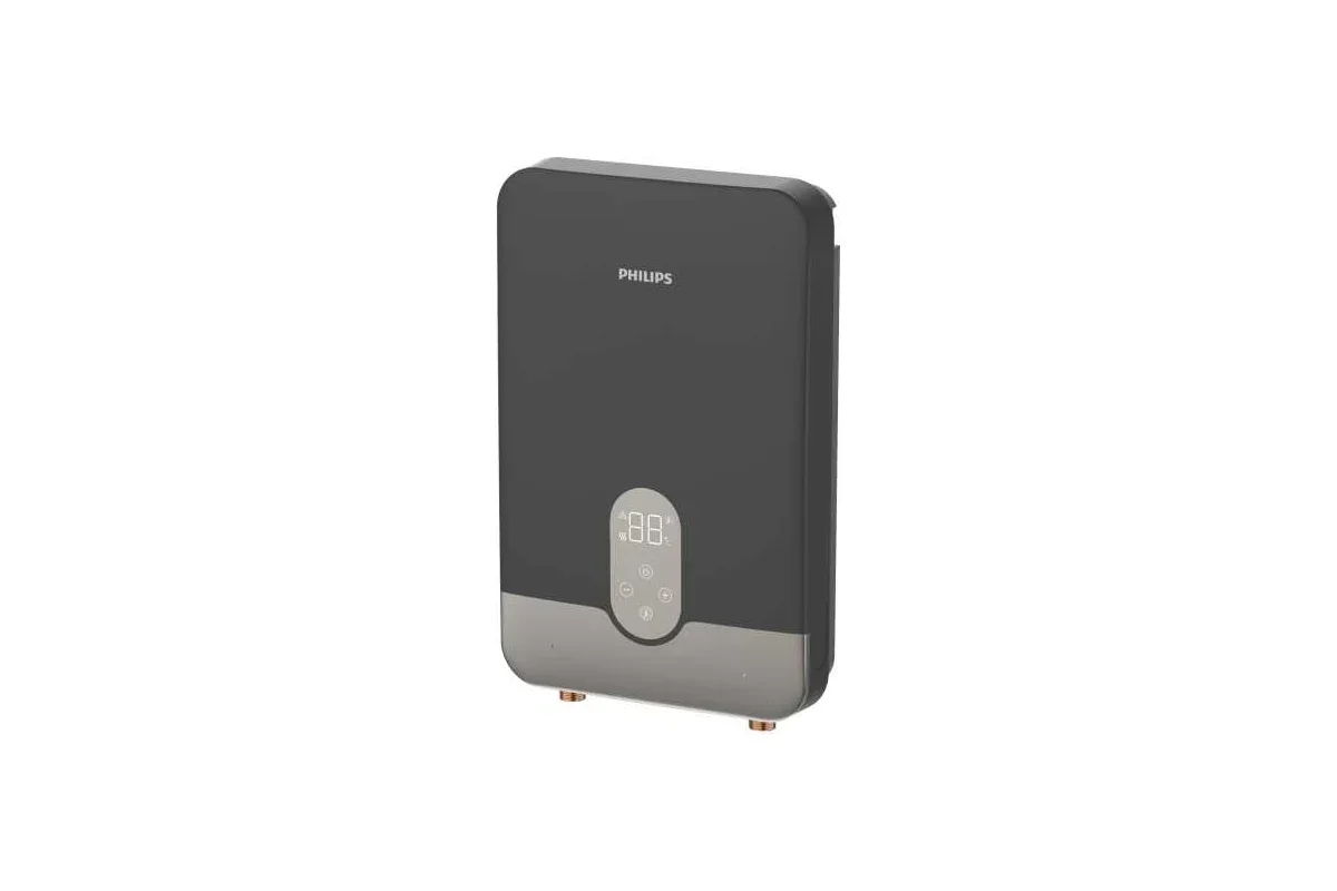 Водонагреватель проточный Philips AWH1011/51(85HB) 8.5кВт, кран и душ серый