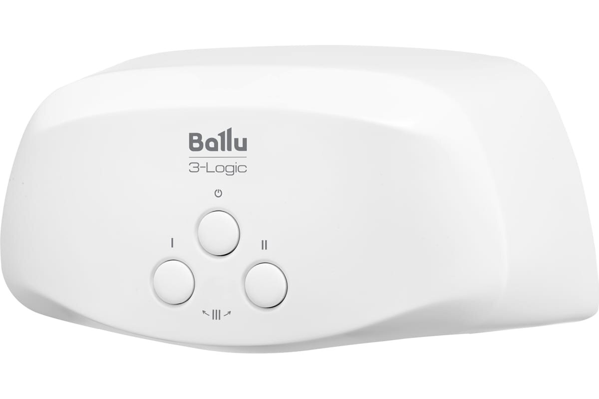 Водонагреватель проточный Ballu 3-Logic TS (6,5 kW) - кран+душ