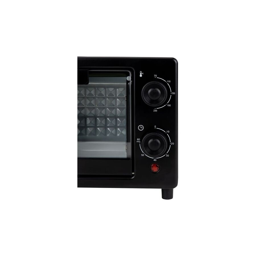 Мини-печь SONNEN EO-1001 (458308) 800Вт, 10л, таймер, нагрев до 230 °C, черная