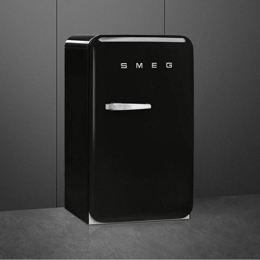 Холодильник SMEG FAB10RBL6 стиль 50-х, однокамерный, внутренняя морозильная камера, объем 122л, стандартный компрессор