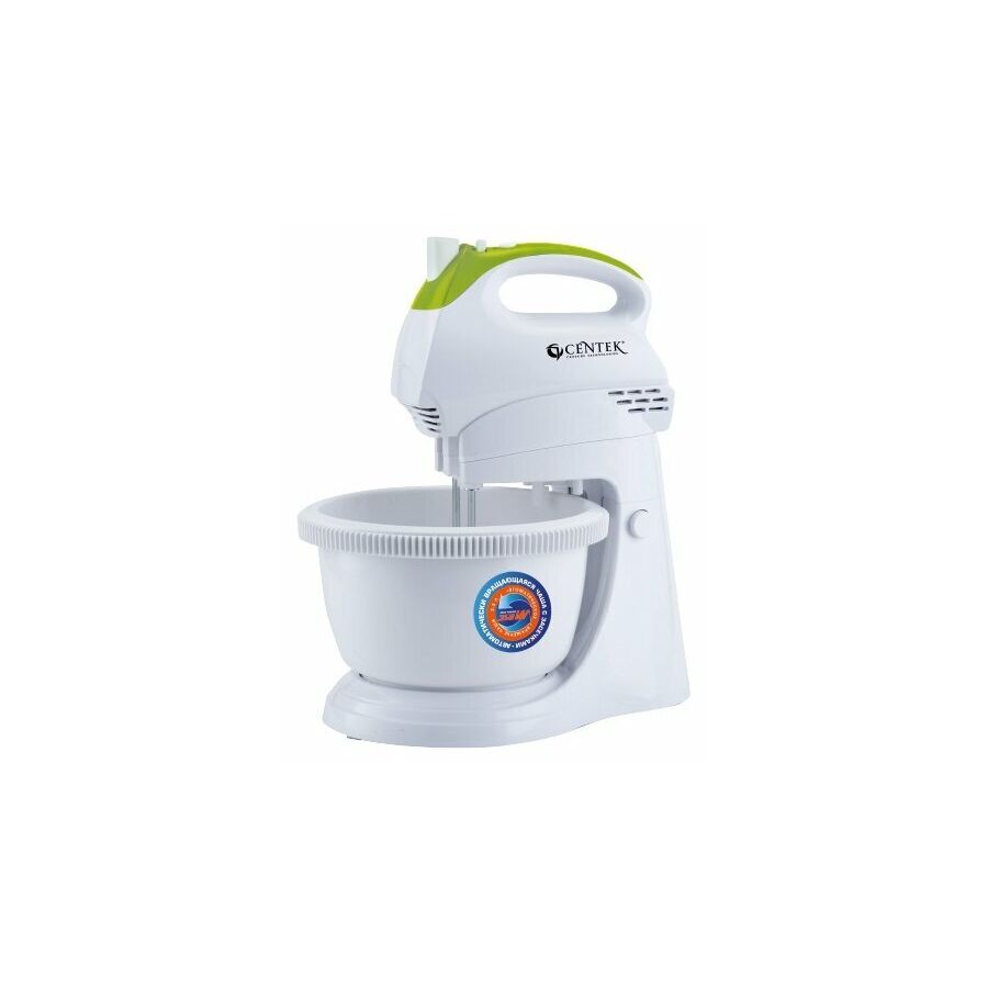Миксер с чашей Centek CT-1119 (бел/зел)