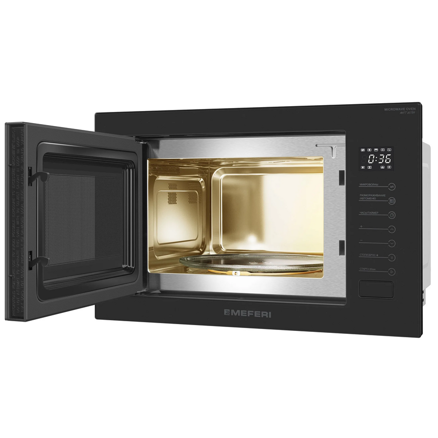 Встраиваемая микроволновая печь Meferi MMO6025BK Matt Ultra