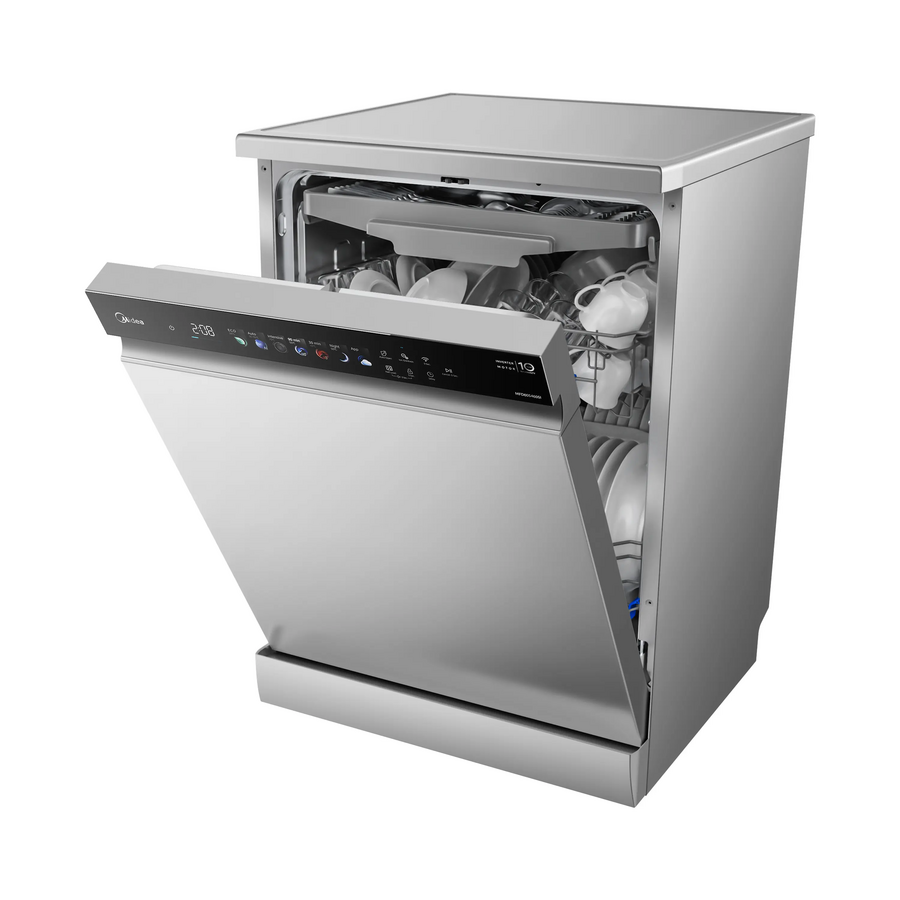 Посудомоечная машина Midea MFD60S460SI серебристый/черный