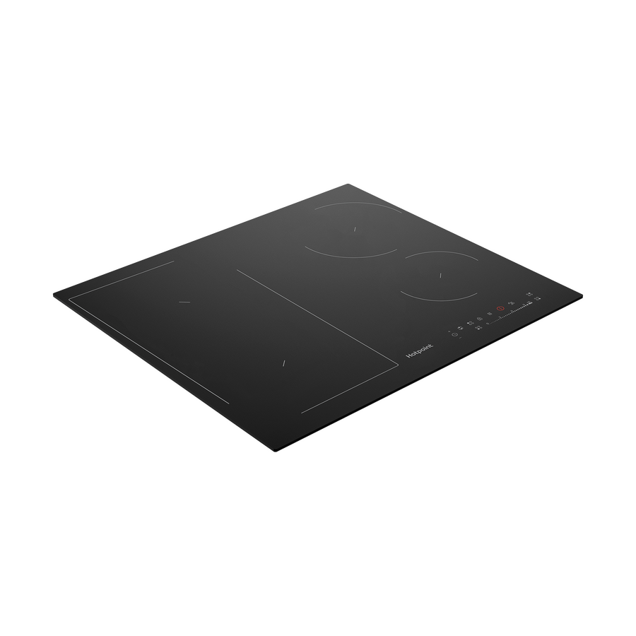 Варочная поверхность HOTPOINT HS 3560B BF конфорок 4шт, стеклокерамика, независимая, черный