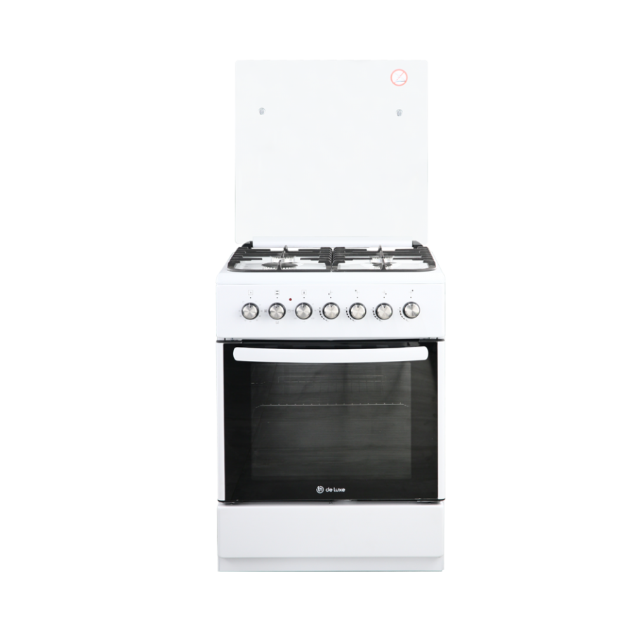 Плита De Luxe 606040.00гэ-001(кр) ЧР белый