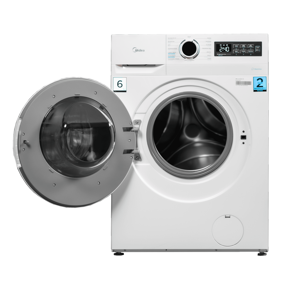 Стиральная машина Midea MF01610US40/W кл.:A++ фронт. макс.:6кг белый