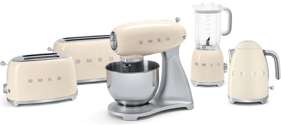 Тостер SMEG TSF02CREU кремовый