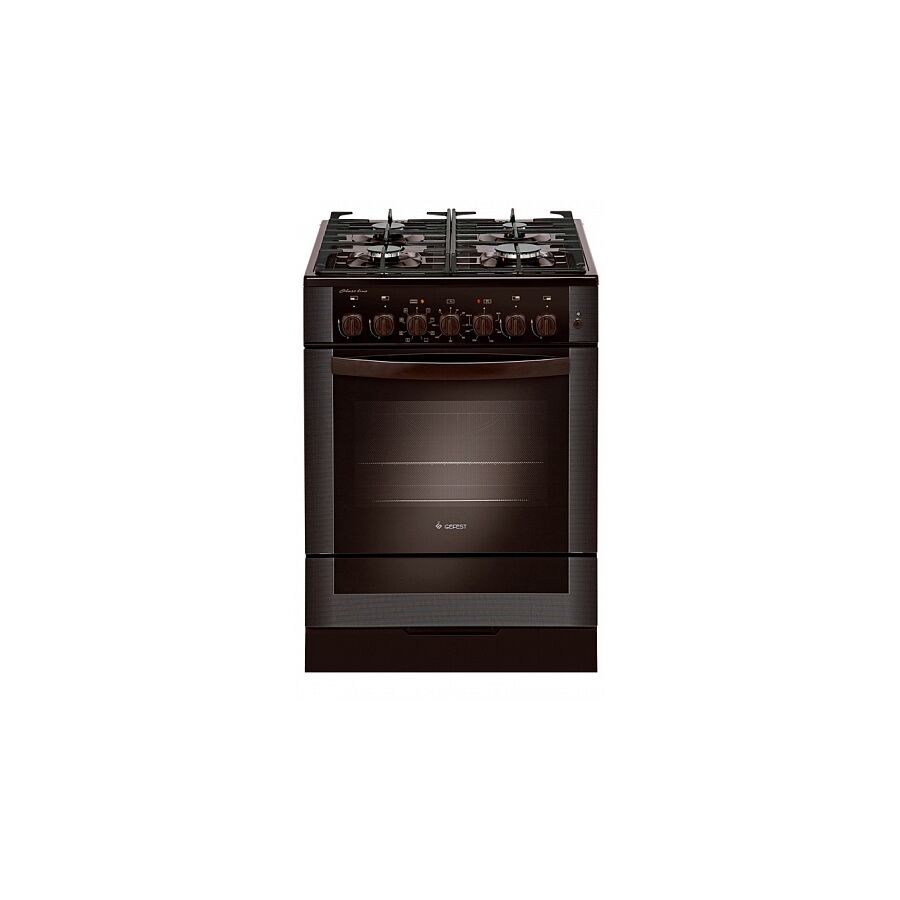 Плита Gefest 6502-03 0030 коричневый, 85х60х60см, электрич мультифункц духовка 52л, 8 пр