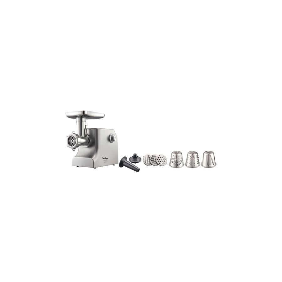Мясорубка Moulinex ME858D32 2100Вт серебристый
