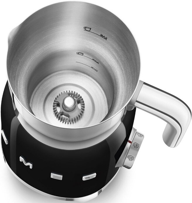Вспениватель для молока Smeg MFF11BLEU, черный