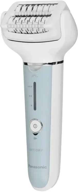 Эпилятор Panasonic ES-EY90-A520 скор. 3 насад. 10 от аккум. голубой/белый