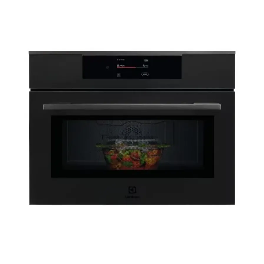 Встраиваемая микроволновая печь Electrolux KVM9E2XT СВЧ и гриль, объем 44л, выходная мощность 1000Вт, гриля 1200Вт, управление электронное
