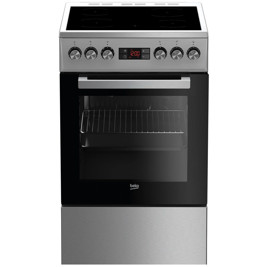 Плита Beko FSM57300GX серебристый/черный